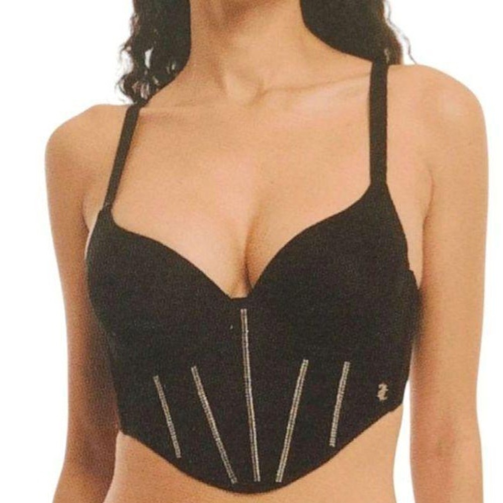 Juicy Couture | Black Bustier Bra